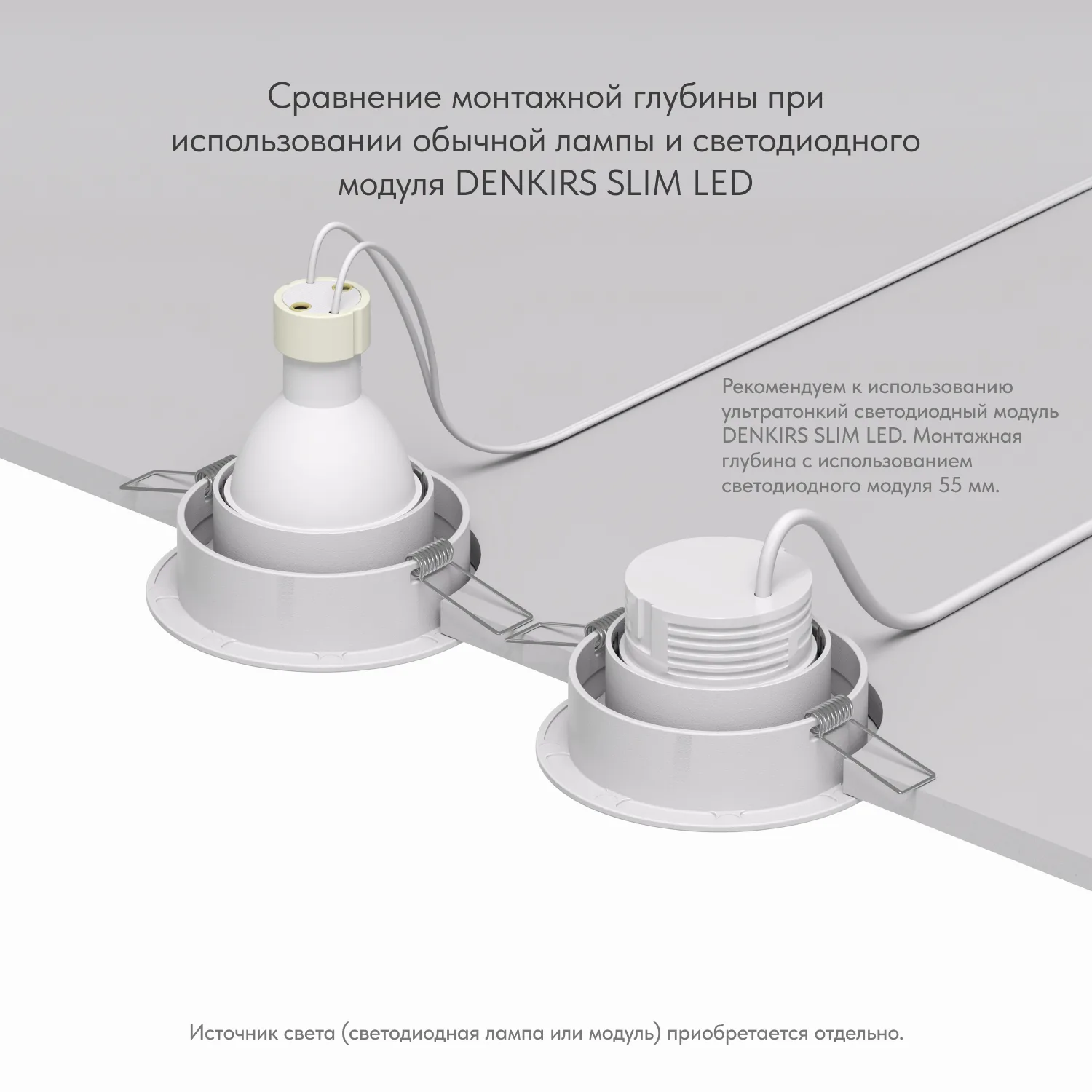 Точечный встраиваемый светильник Denkirs DK2026-WH (ДЕНКИРС) Точечный встраиваемый светильник Denkirs DK2026-WH (ДЕНКИРС)