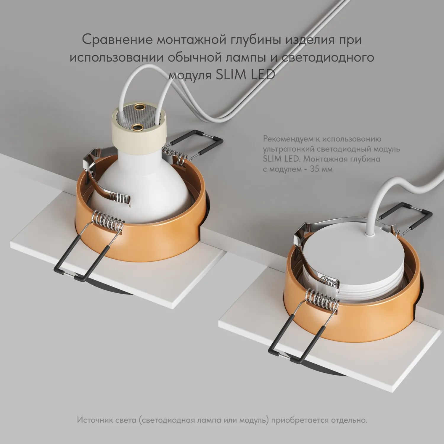 Точечный встраиваемый светильник Denkirs DK2402-GD (ДЕНКИРС) Точечный встраиваемый светильник Denkirs DK2402-GD (ДЕНКИРС)