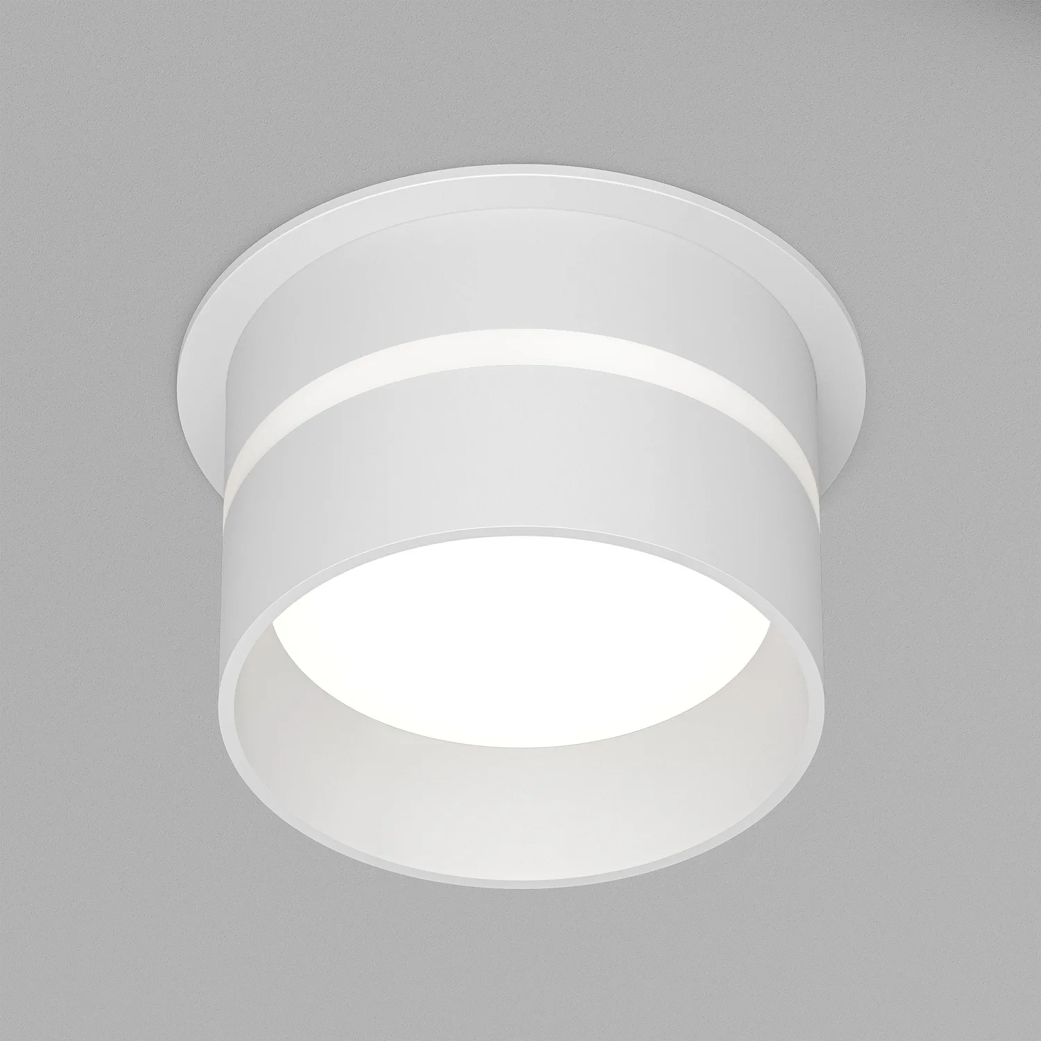 Влагозащищенный встраиваемый светильник Denkirs DK2404-WH IP44, GU10, белый