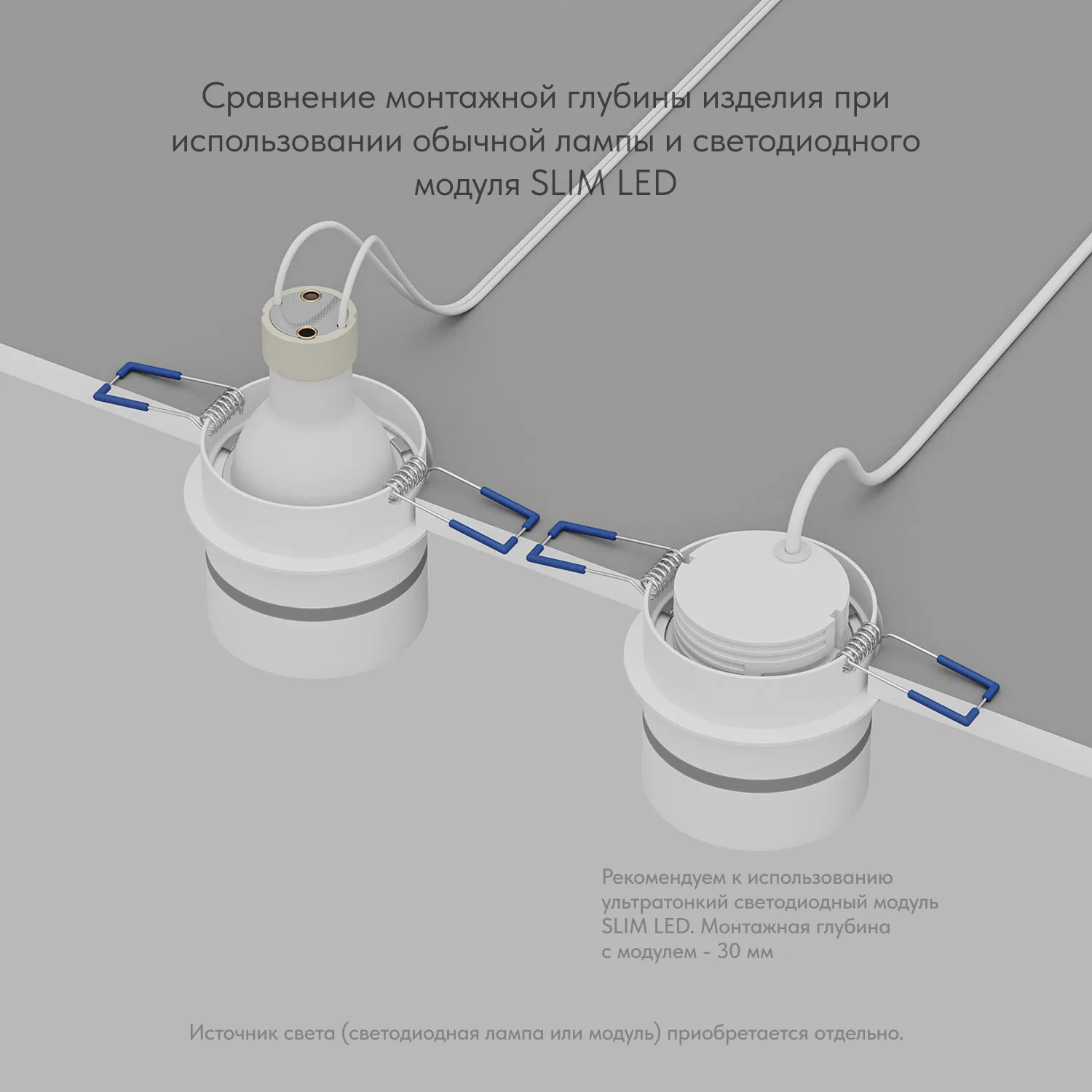 Влагозащищенный встраиваемый светильник Denkirs DK2404-WH (ДЕНКИРС) Влагозащищенный встраиваемый светильник Denkirs DK2404-WH (ДЕНКИРС)