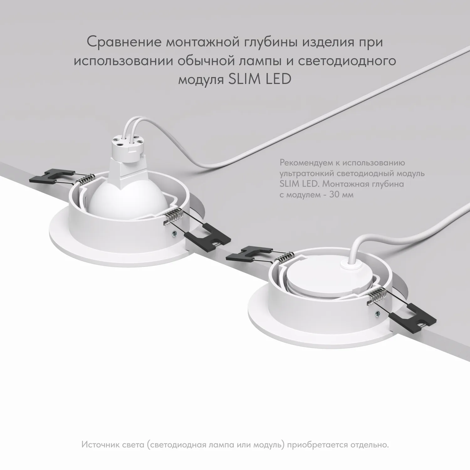 Точечный встраиваемый светильник Denkirs DK3020-WH (ДЕНКИРС) Точечный встраиваемый светильник Denkirs DK3020-WH (ДЕНКИРС)