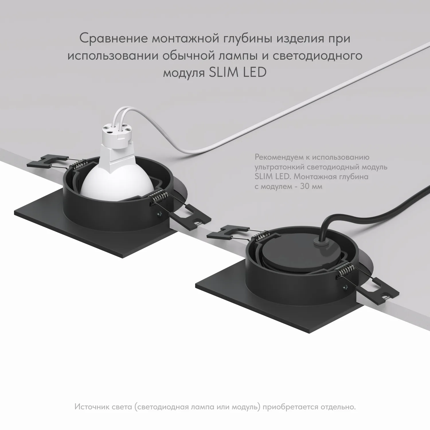 Точечный встраиваемый светильник Denkirs DK3021-BK (ДЕНКИРС) Точечный встраиваемый светильник Denkirs DK3021-BK (ДЕНКИРС)