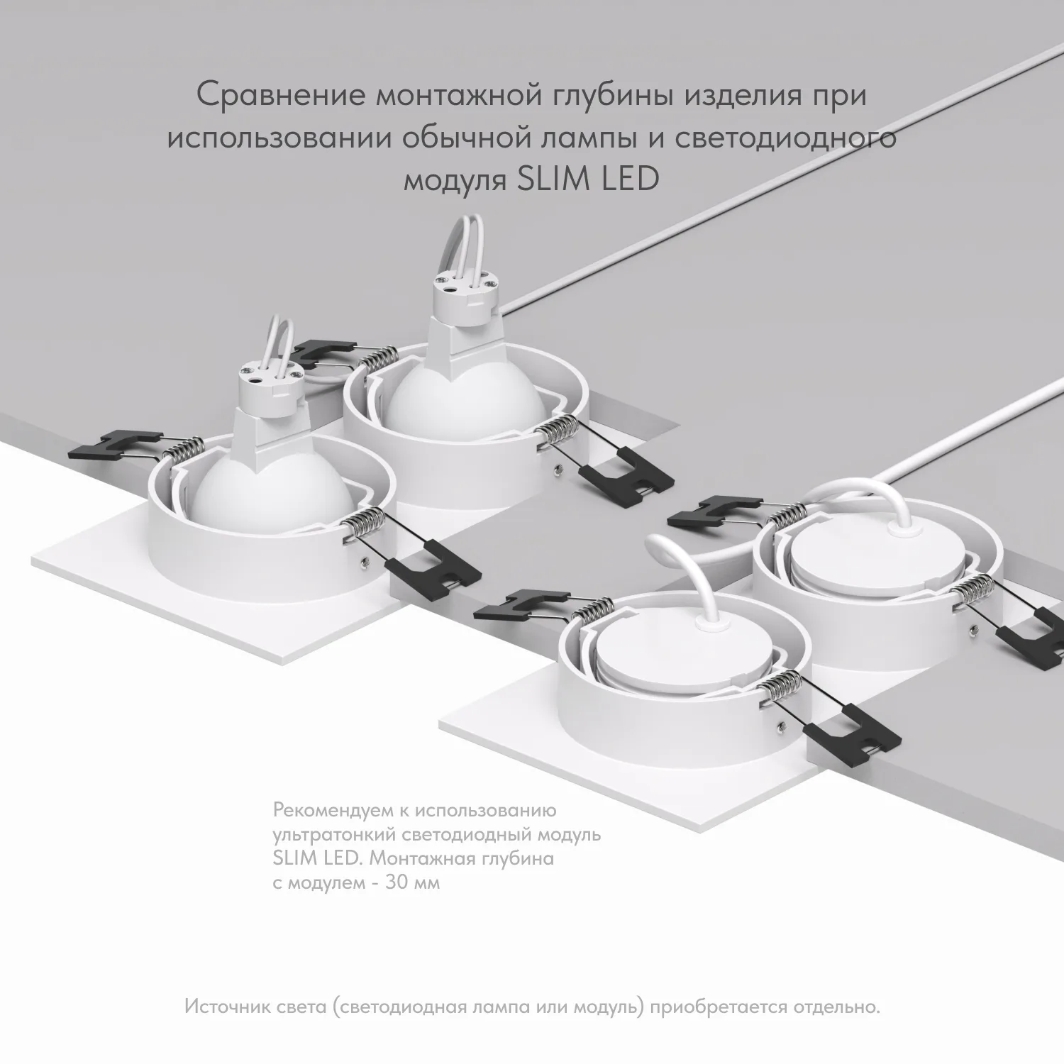 Точечный встраиваемый светильник Denkirs DK3022-WH (ДЕНКИРС) Точечный встраиваемый светильник Denkirs DK3022-WH (ДЕНКИРС)