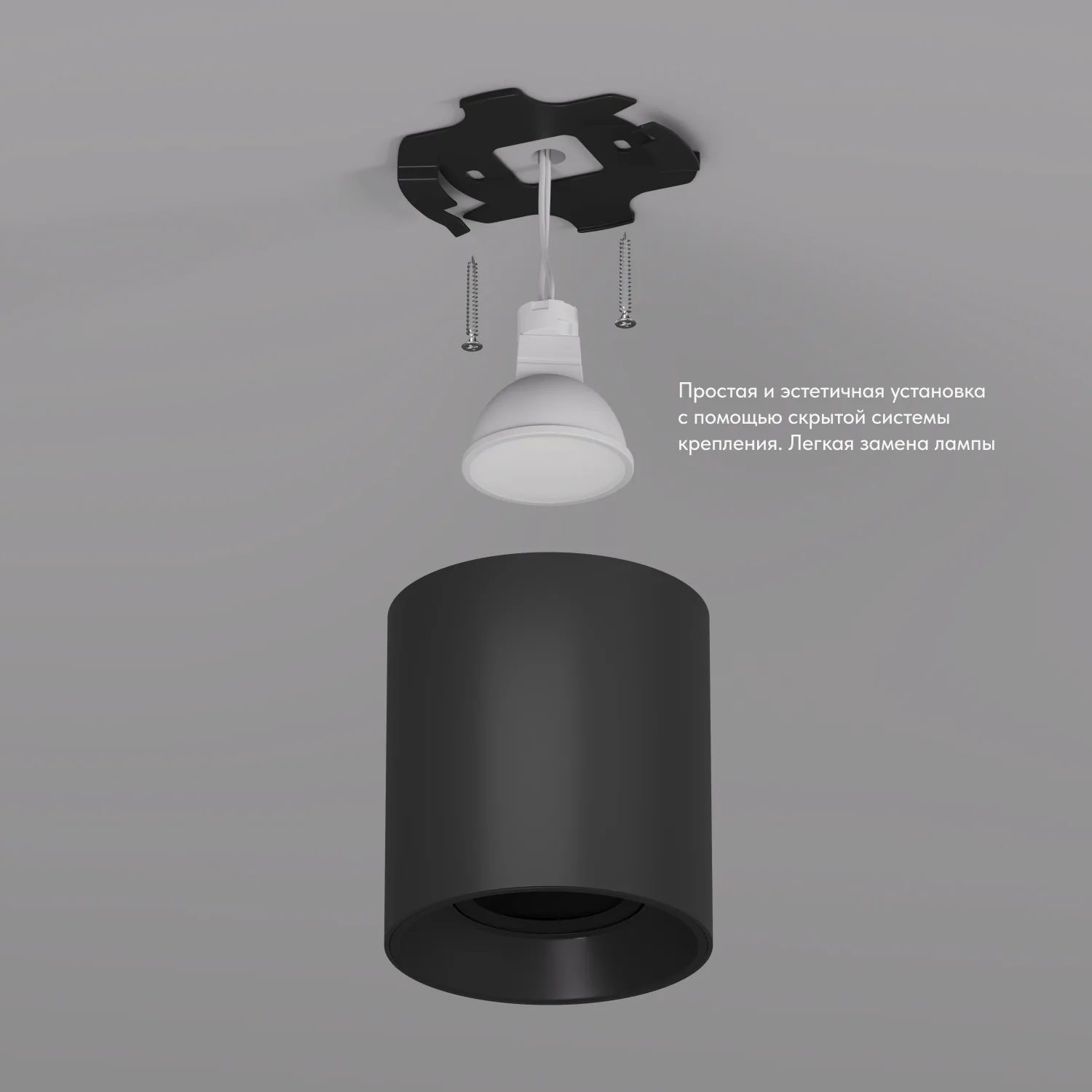 Точечный накладной светильник Denkirs DK3040-BK (ДЕНКИРС) Точечный накладной светильник Denkirs DK3040-BK (ДЕНКИРС)