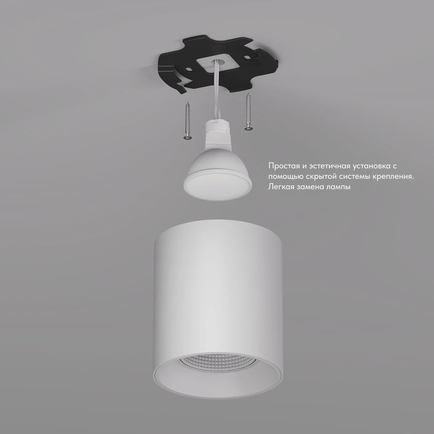 Точечный накладной светильник Denkirs DK3090-WH (ДЕНКИРС) Точечный накладной светильник Denkirs DK3090-WH (ДЕНКИРС)