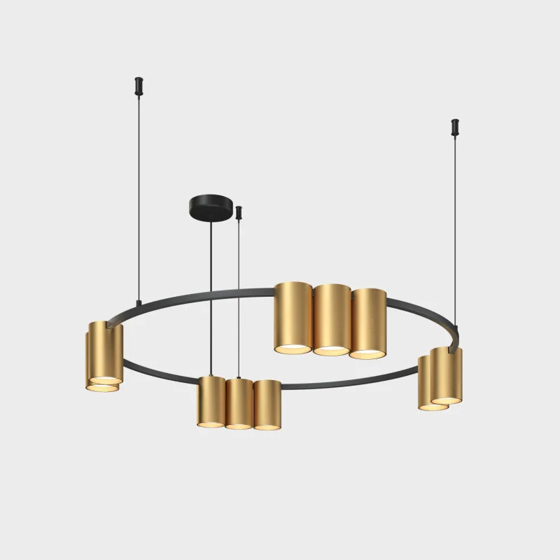 Denkirs ORBIT DK4065-BK+SG подвесной светильник