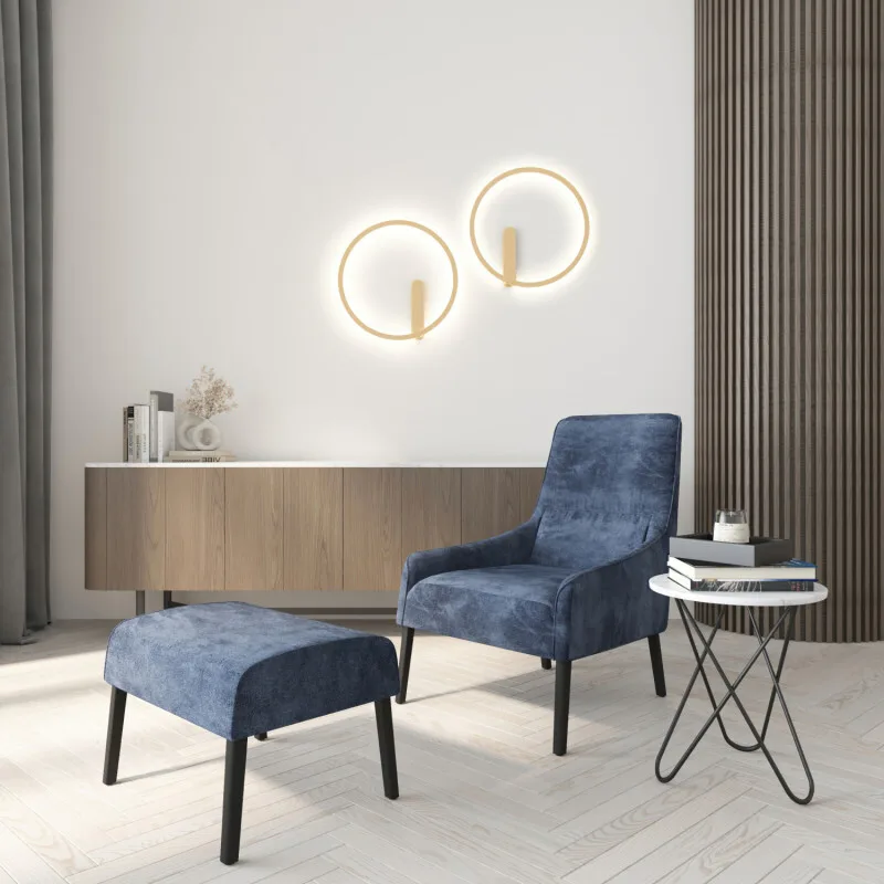 Denkirs ROUND DK5035-SG бра 24 Вт 3000-4000-6500 К (ДЕНКИРС) Denkirs ROUND DK5035-SG бра 24 Вт 3000-4000-6500 К (ДЕНКИРС)