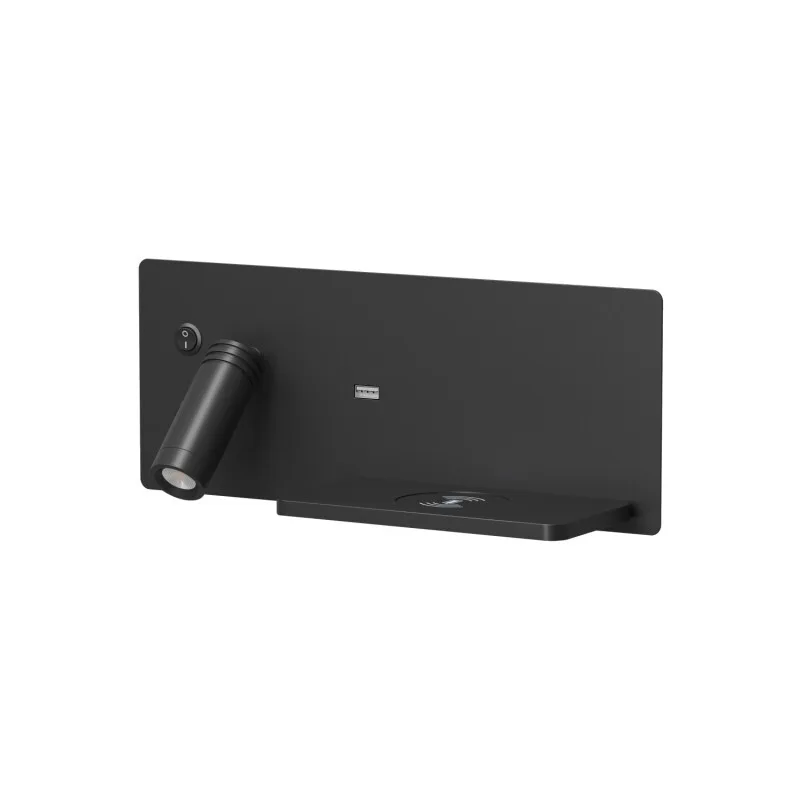 Denkirs CHARGELUX DK5093-BK бра с USB-A и беспроводной зарядкой (ДЕНКИРС) Denkirs CHARGELUX DK5093-BK бра с USB-A и беспроводной зарядкой (ДЕНКИРС)