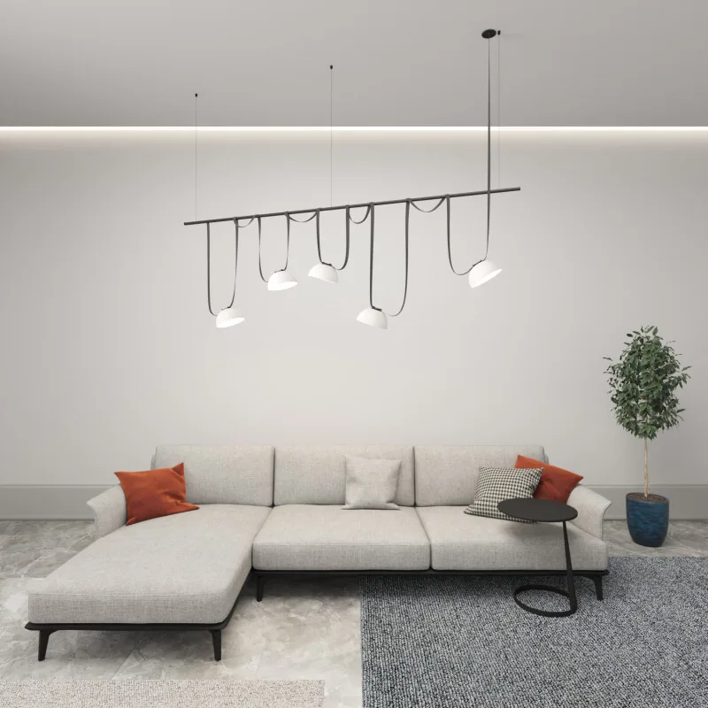 Трековый светильник Denkirs BELTY FLOW DK5561-WH+BK (ДЕНКИРС) Трековый светильник Denkirs BELTY FLOW DK5561-WH+BK (ДЕНКИРС)