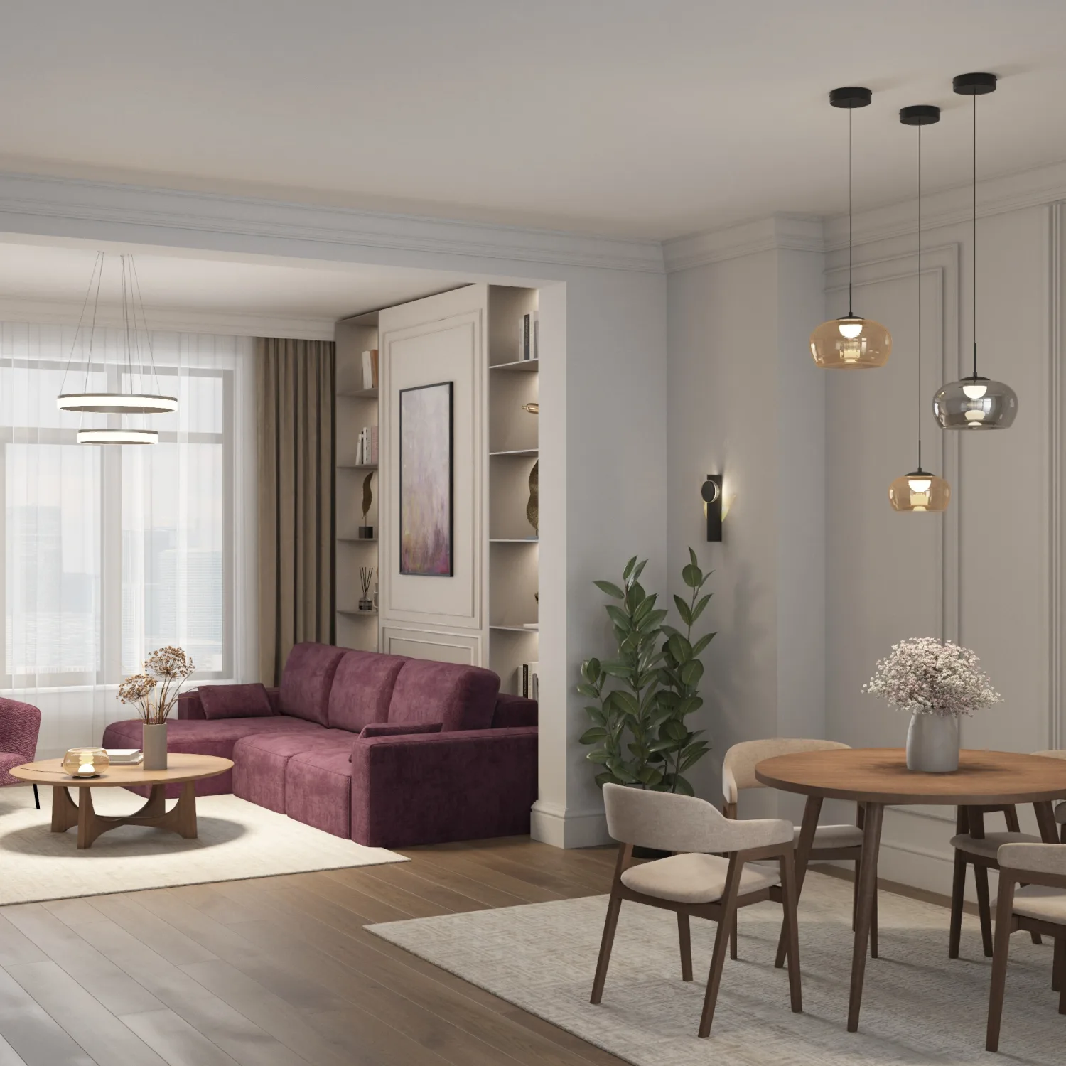 Denkirs FLOA DK6741-BK+AM подвесной светильник (ДЕНКИРС) Denkirs FLOA DK6741-BK+AM подвесной светильник (ДЕНКИРС)