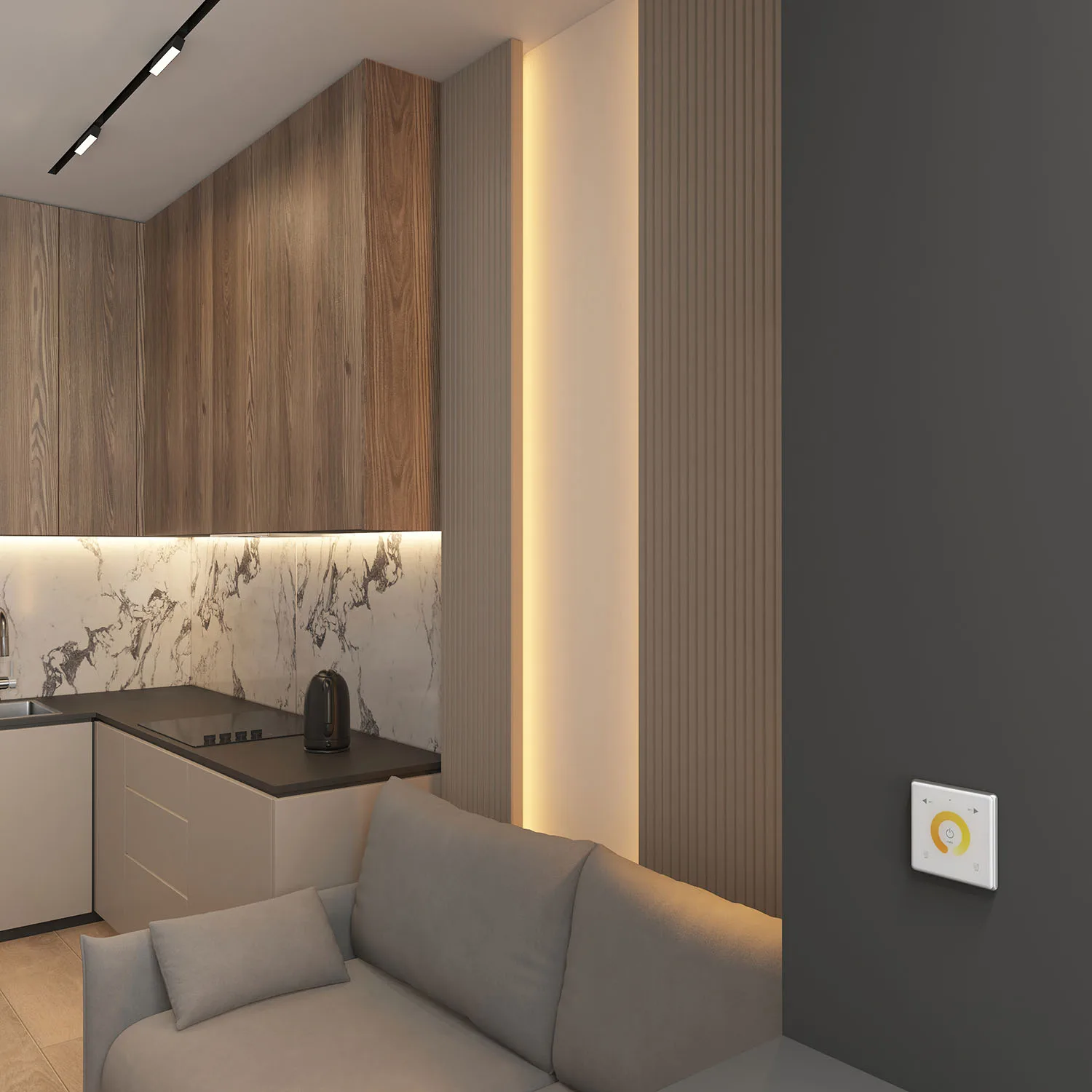 Denkirs DK7200-WH настенная панель управления (ДЕНКИРС) Denkirs DK7200-WH настенная панель управления (ДЕНКИРС)