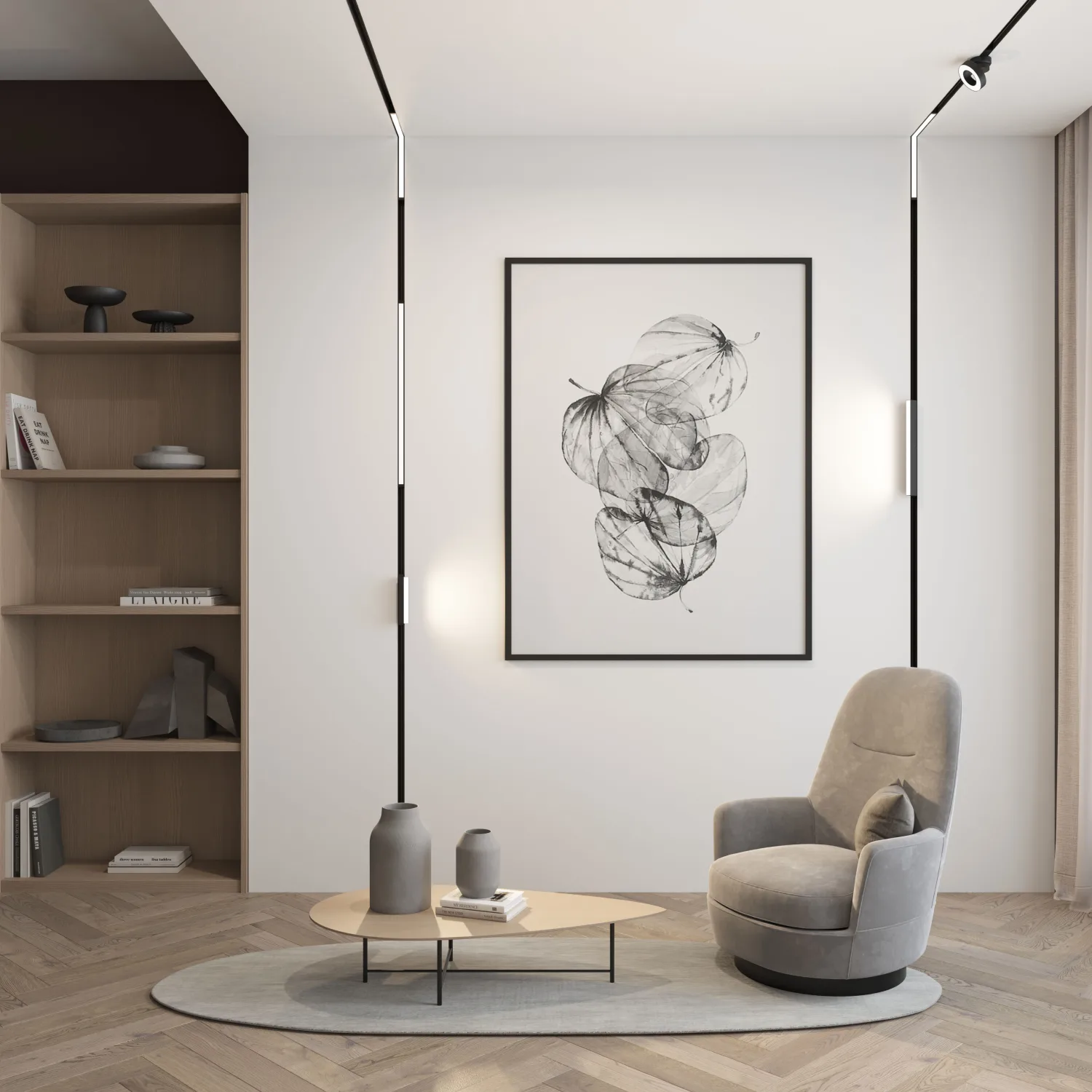 Трековый светильник Denkirs DK8009-BK (ДЕНКИРС) Трековый светильник Denkirs DK8009-BK (ДЕНКИРС)
