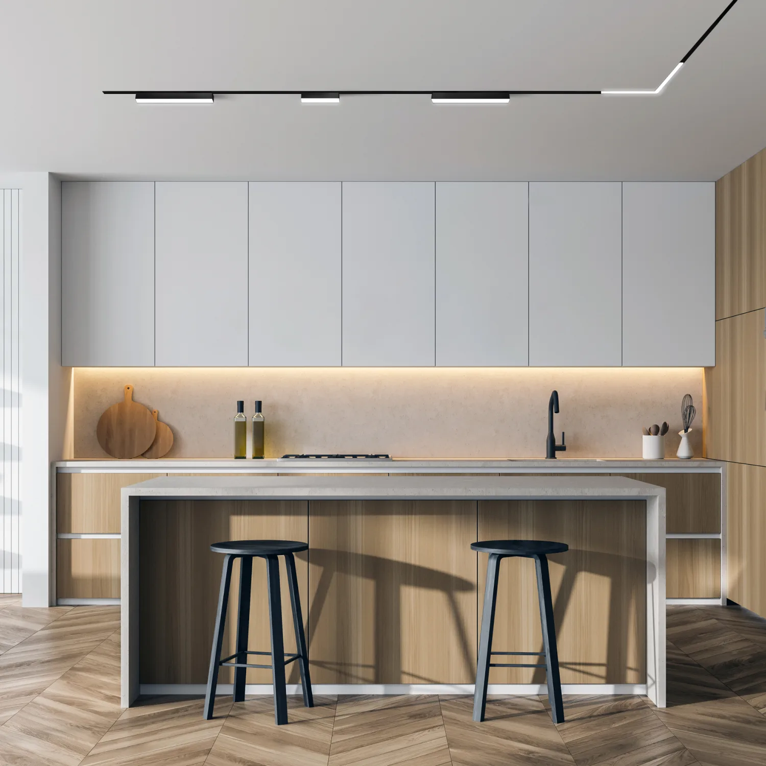 Трековый светильник Denkirs DK8009-BK (ДЕНКИРС) Трековый светильник Denkirs DK8009-BK (ДЕНКИРС)