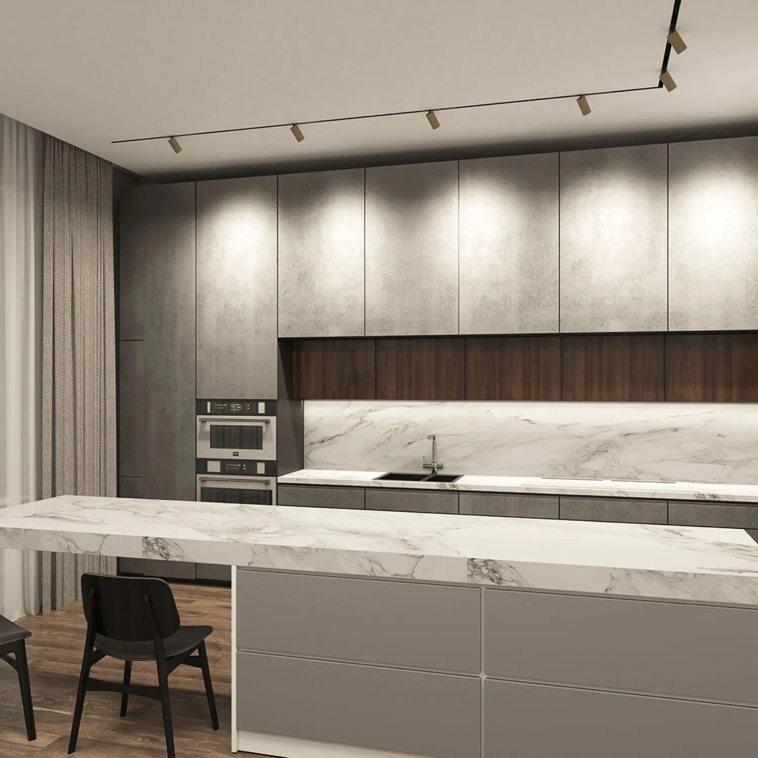 Трековый светильник Denkirs DK8010-BG (ДЕНКИРС) Трековый светильник Denkirs DK8010-BG (ДЕНКИРС)