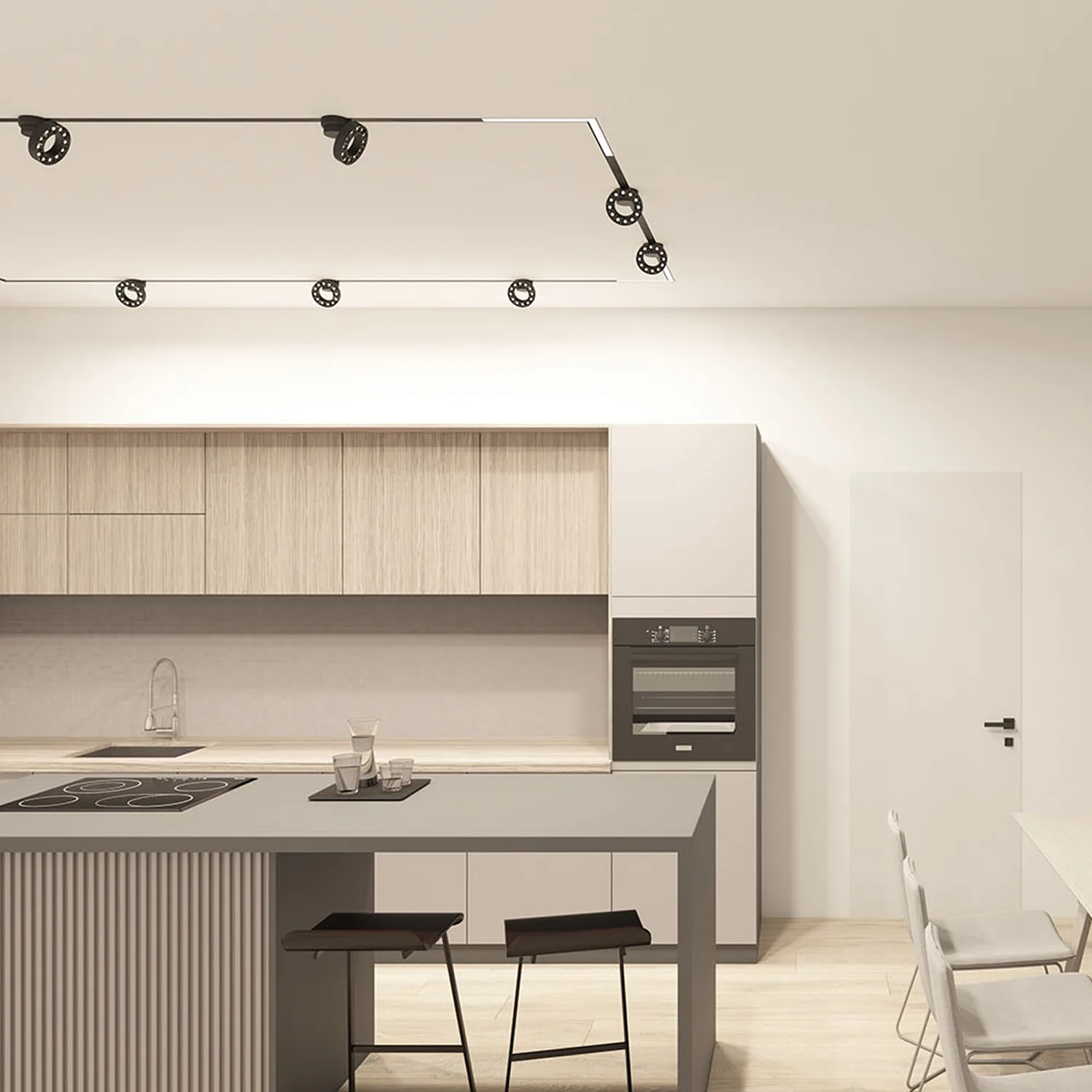 Denkirs Трековый светильник SMART GRILL DK8030-BK (ДЕНКИРС) Denkirs Трековый светильник SMART GRILL DK8030-BK (ДЕНКИРС)
