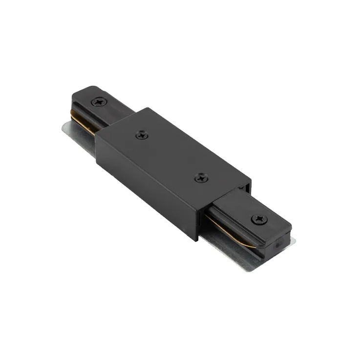 Denkirs TR1008-BK Прямой коннектор для трековой системы Solid, черный