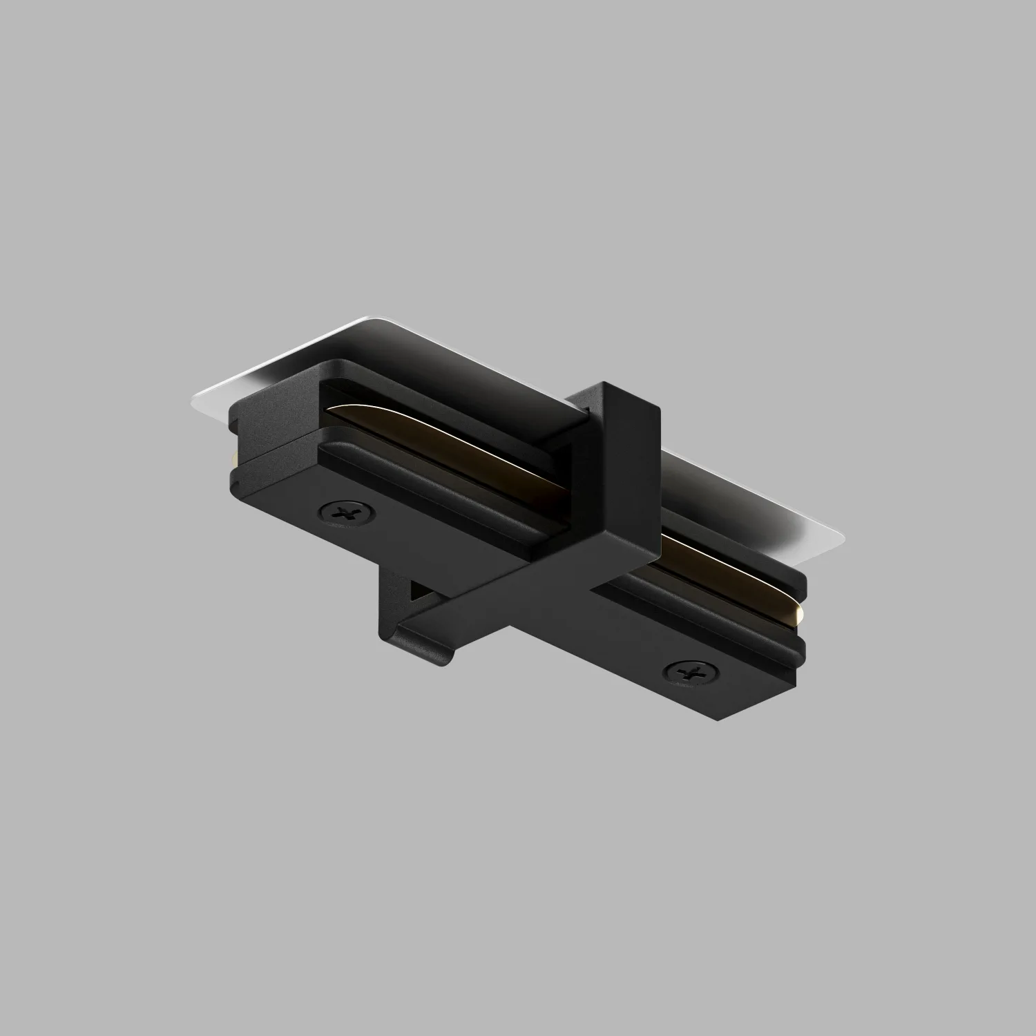 Denkirs TR1101-BK Прямой коннектор для трековой системы Solid, черный