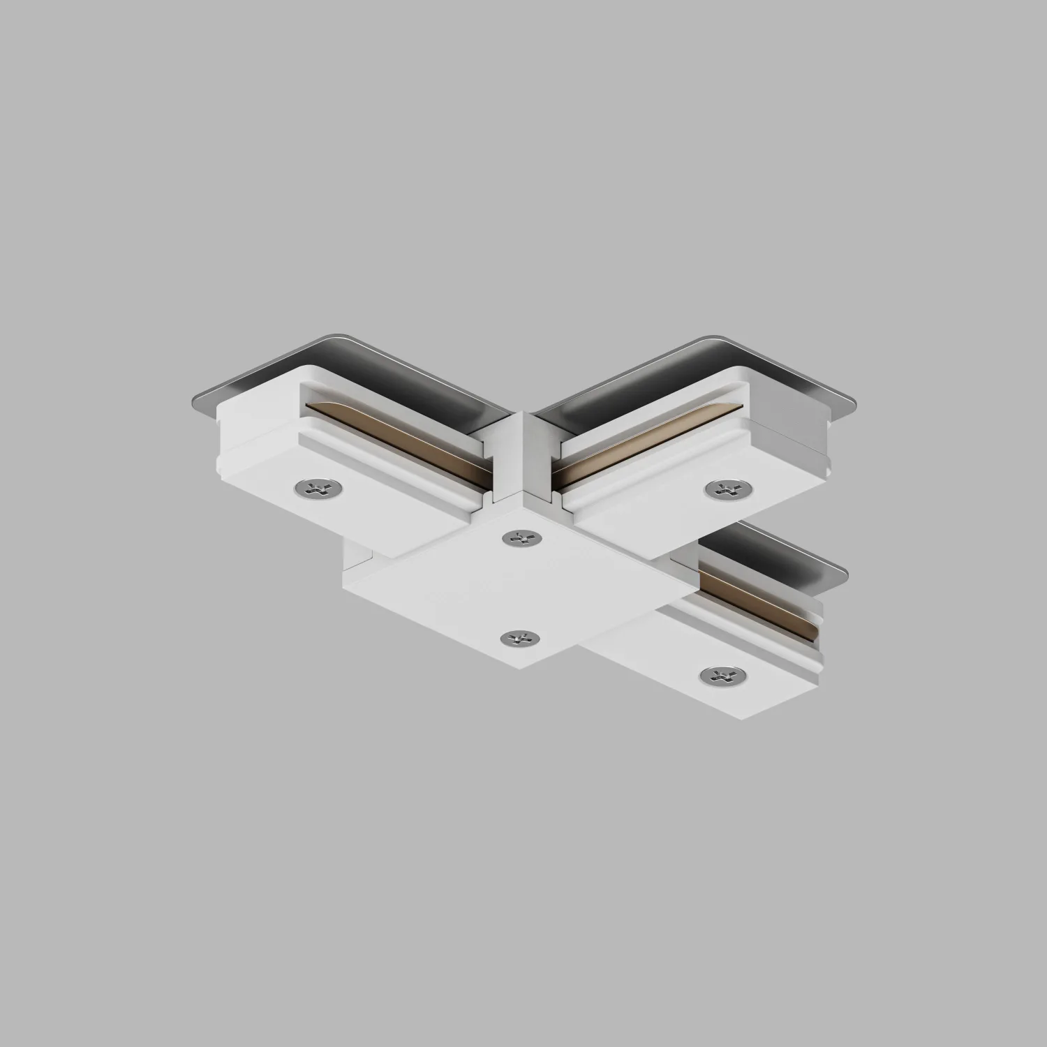 Denkirs TR1103-WH T-коннектор Solid, белый (ДЕНКИРС) Denkirs TR1103-WH T-коннектор Solid, белый (ДЕНКИРС)