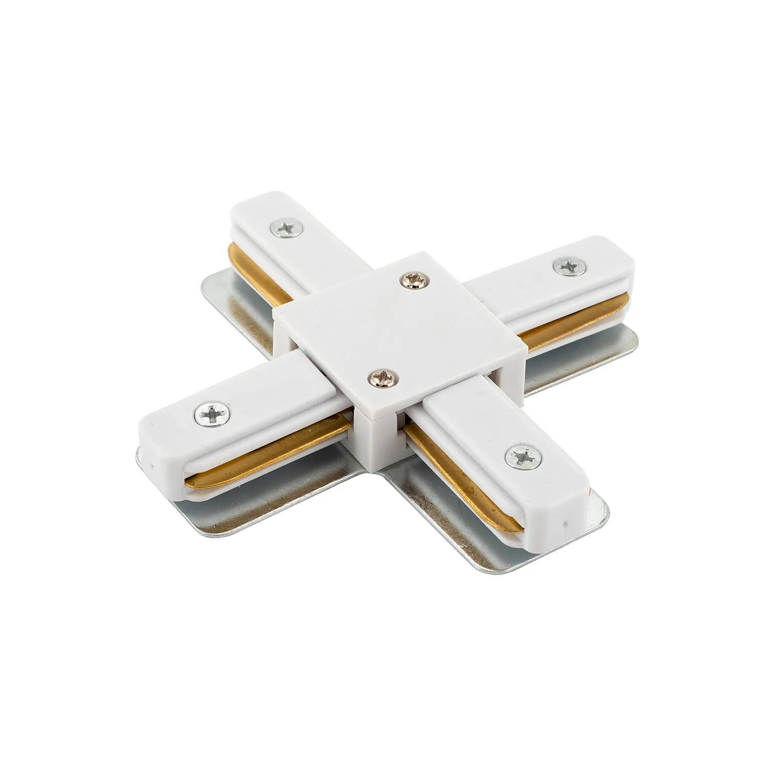 Denkirs TR1104-WH X-коннектор для трековой системы Solid, белый