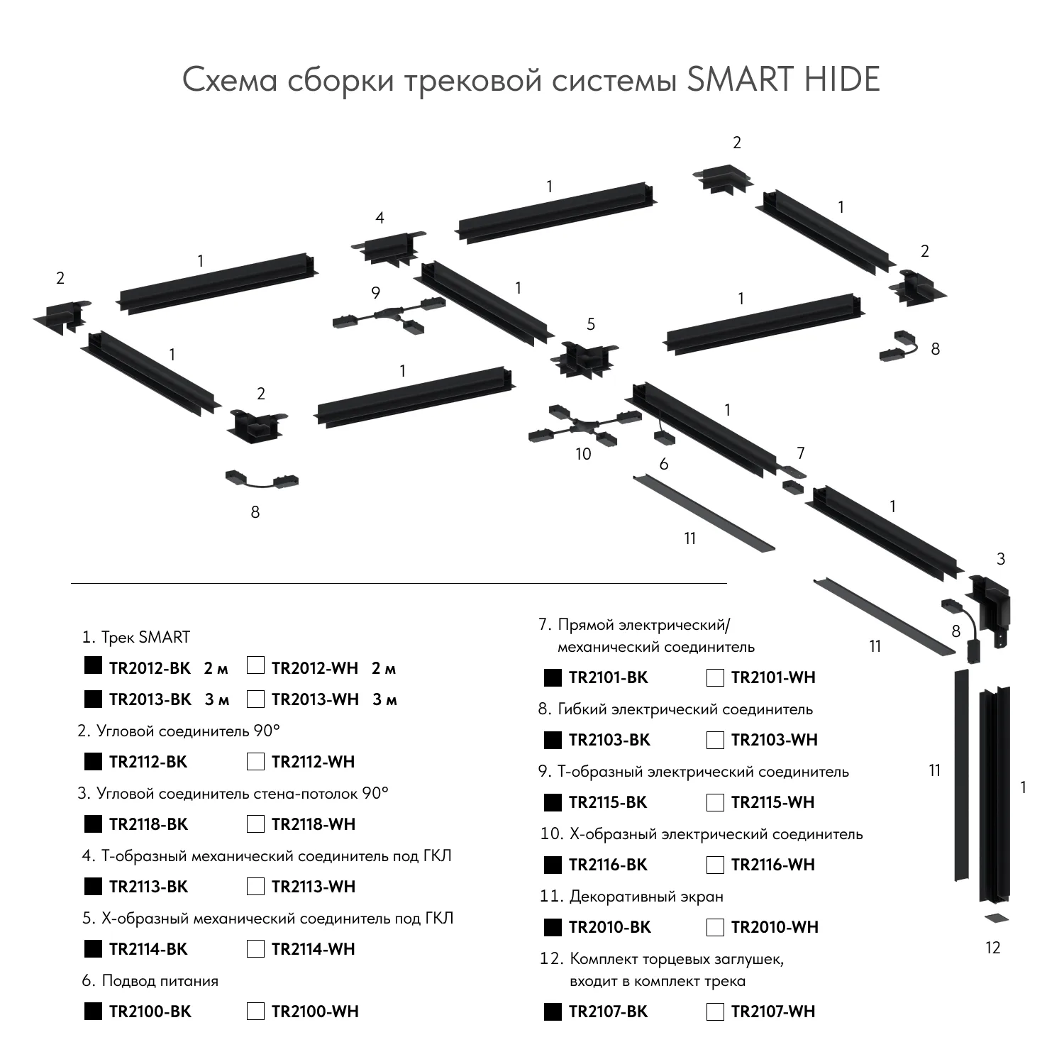 Denkirs TR2013-WH Встраиваемый шинопровод SMART, белый, 3000 мм (ДЕНКИРС) Denkirs TR2013-WH Встраиваемый шинопровод SMART, белый, 3000 мм (ДЕНКИРС)