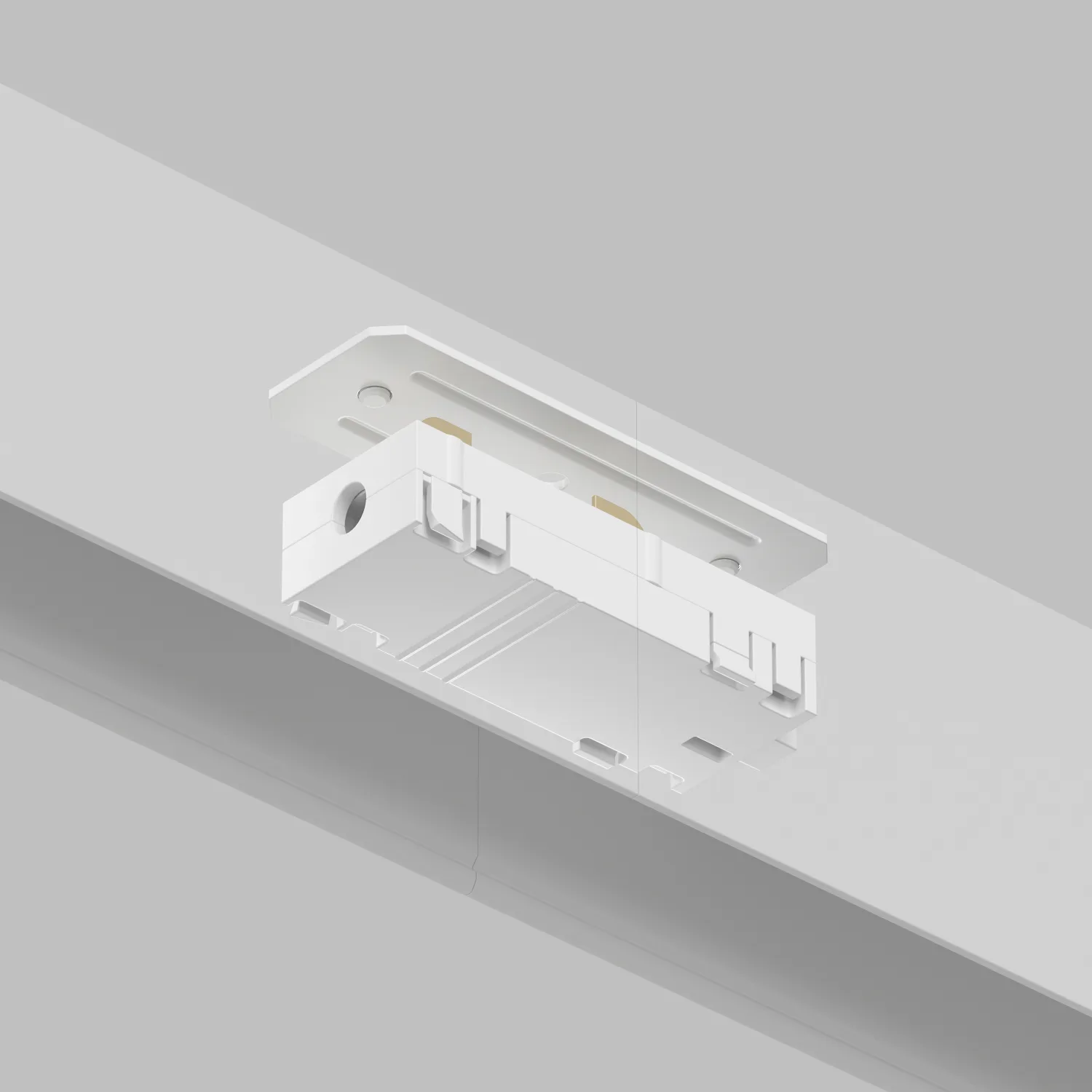 Denkirs TR2101-WH Прямой соединитель для треков SMART (ДЕНКИРС) Denkirs TR2101-WH Прямой соединитель для треков SMART (ДЕНКИРС)