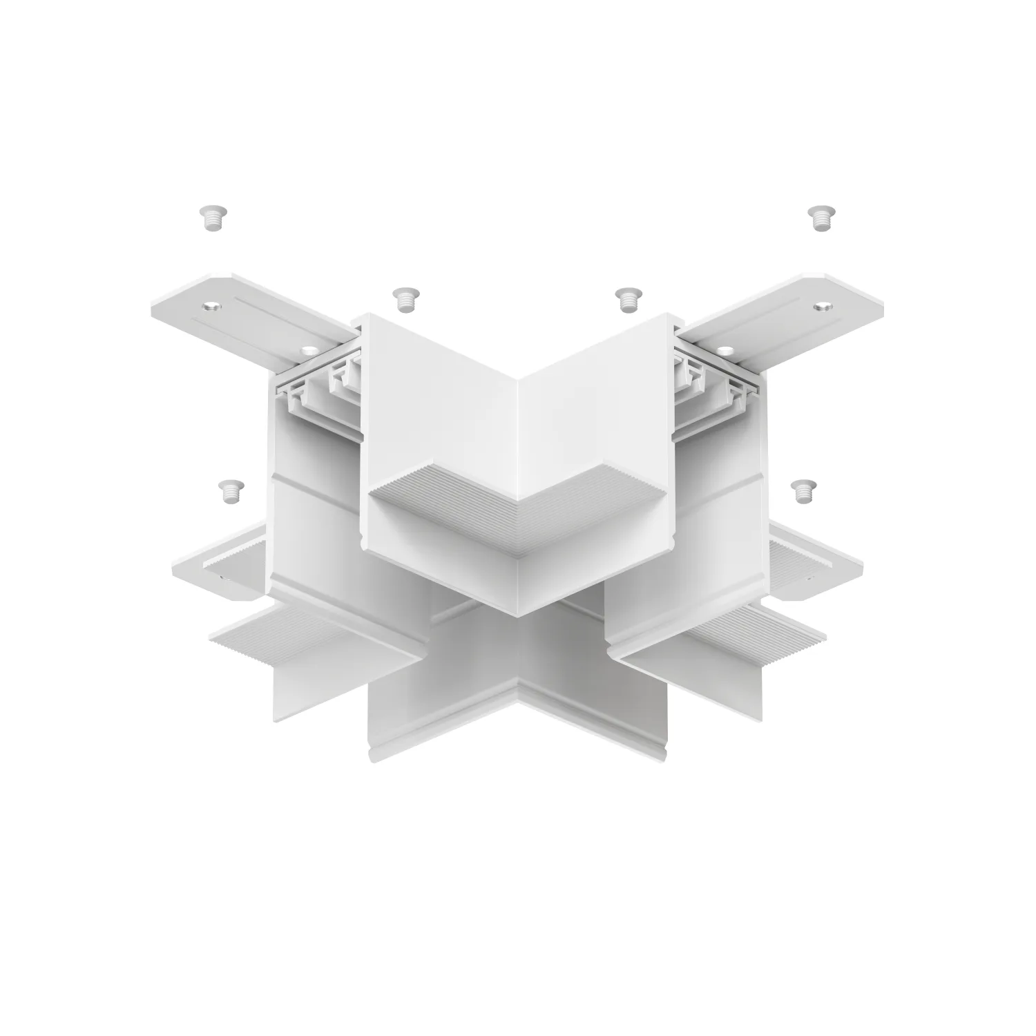 Denkirs TR2114-WH — Х-коннектор трека SMART для ГКЛ (ДЕНКИРС) Denkirs TR2114-WH — Х-коннектор трека SMART для ГКЛ (ДЕНКИРС)
