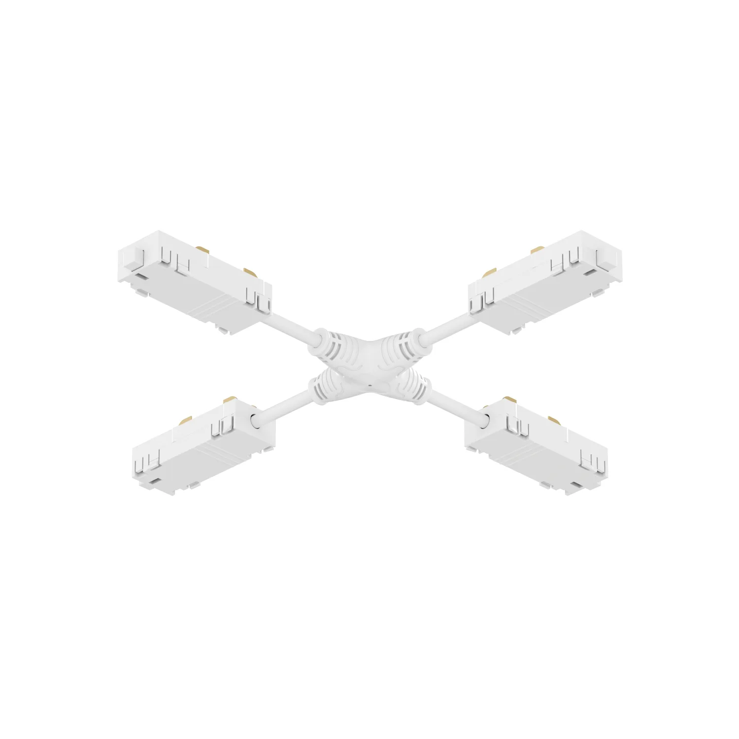 Denkirs TR2116-WH — гибкий Х-коннектор трека SMART (ДЕНКИРС) Denkirs TR2116-WH — гибкий Х-коннектор трека SMART (ДЕНКИРС)