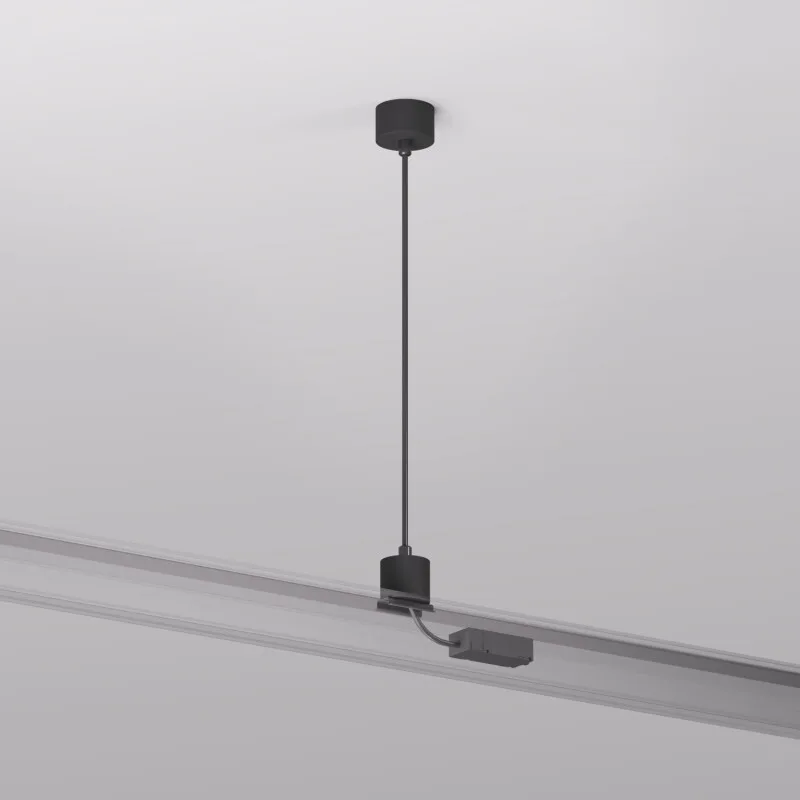Denkirs TR2124-BK — подвод питания для подвесного монтажа трека Smart BASE (ДЕНКИРС) Denkirs TR2124-BK — подвод питания для подвесного монтажа трека Smart BASE (ДЕНКИРС)
