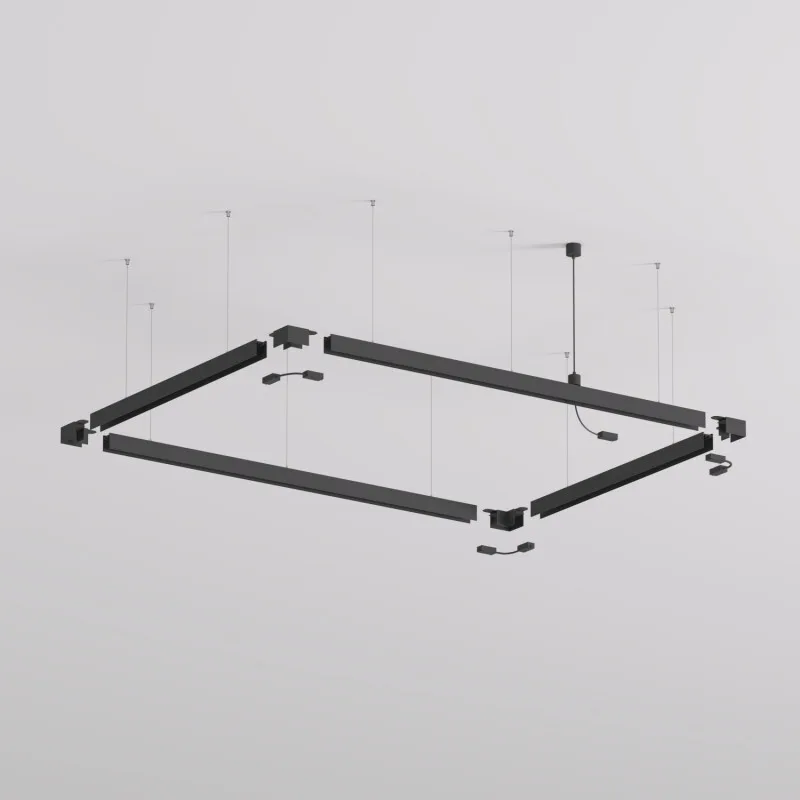 Denkirs TR2124-BK — подвод питания для подвесного монтажа трека Smart BASE (ДЕНКИРС) Denkirs TR2124-BK — подвод питания для подвесного монтажа трека Smart BASE (ДЕНКИРС)