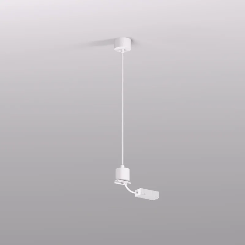 Denkirs TR2124-WH подвод питания для подвесного монтажа трека SMART BASE (ДЕНКИРС) Denkirs TR2124-WH подвод питания для подвесного монтажа трека SMART BASE (ДЕНКИРС)