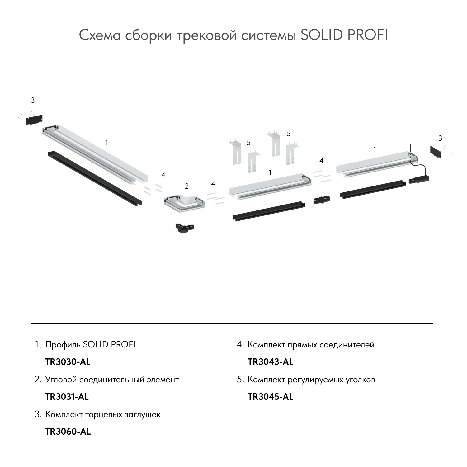Торцевая заглушка для профиля Denkirs TR3060-AL (ДЕНКИРС) Торцевая заглушка для профиля Denkirs TR3060-AL (ДЕНКИРС)