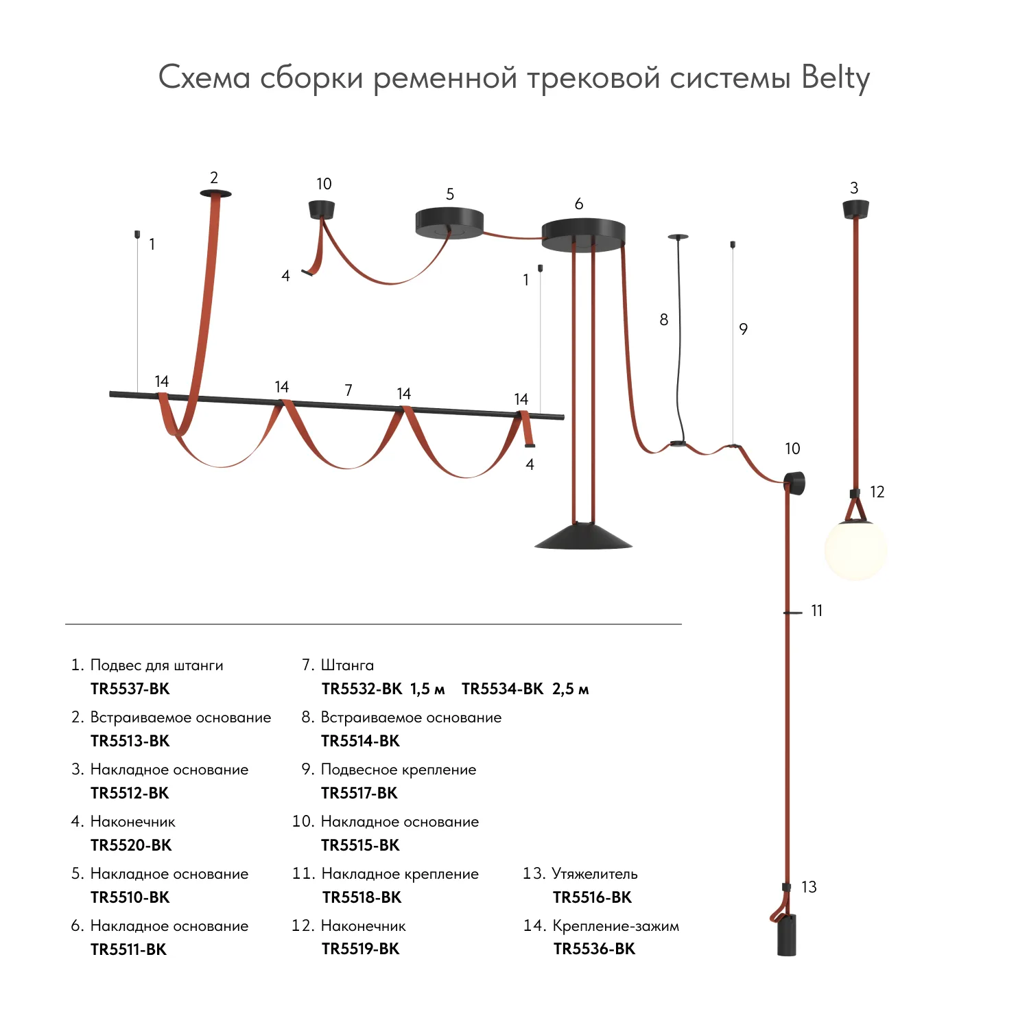 Denkirs Трек-ремень BELTY BASE TR5500-DB (ДЕНКИРС) Denkirs Трек-ремень BELTY BASE TR5500-DB (ДЕНКИРС)