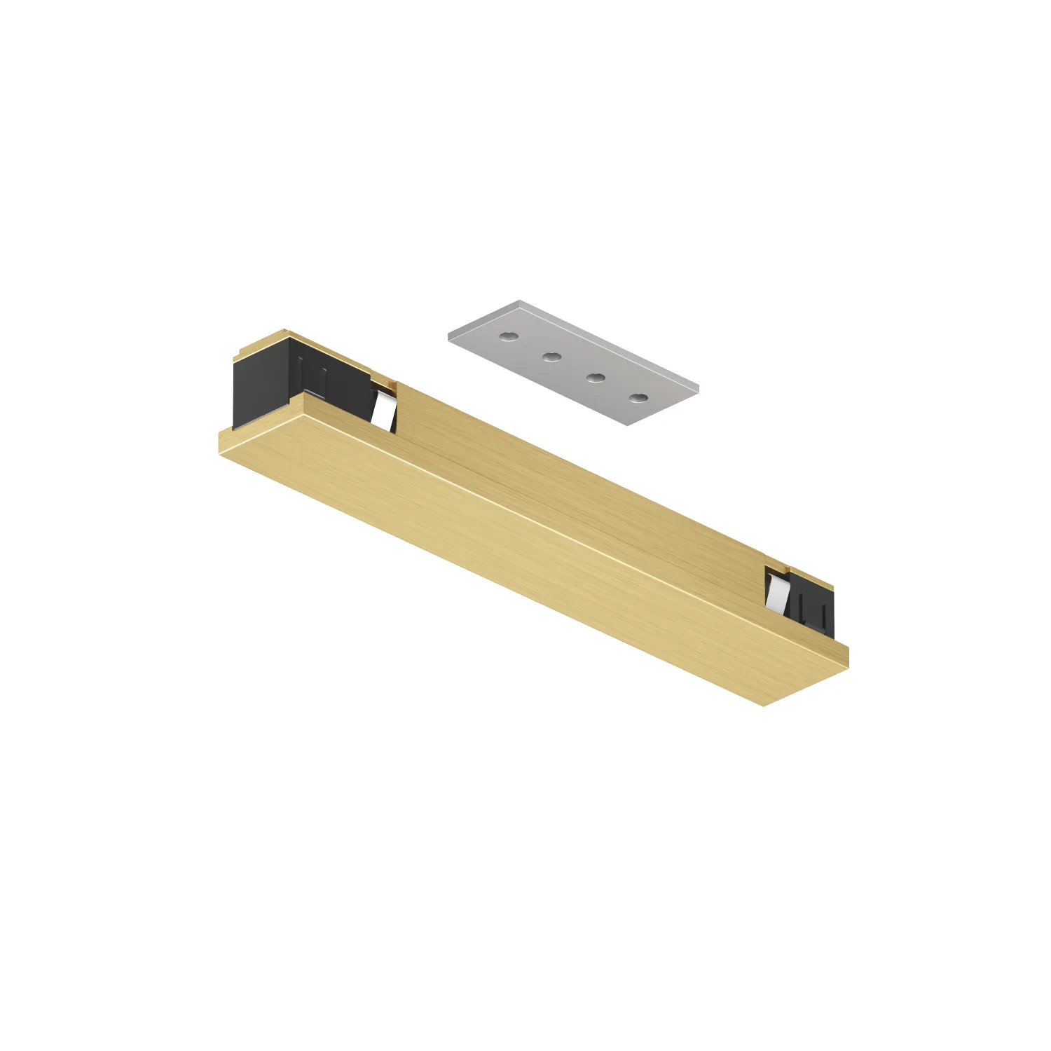Denkirs TR5722-SB — электрический коннектор прямой для трека SHINE BASE (ДЕНКИРС) Denkirs TR5722-SB — электрический коннектор прямой для трека SHINE BASE (ДЕНКИРС)