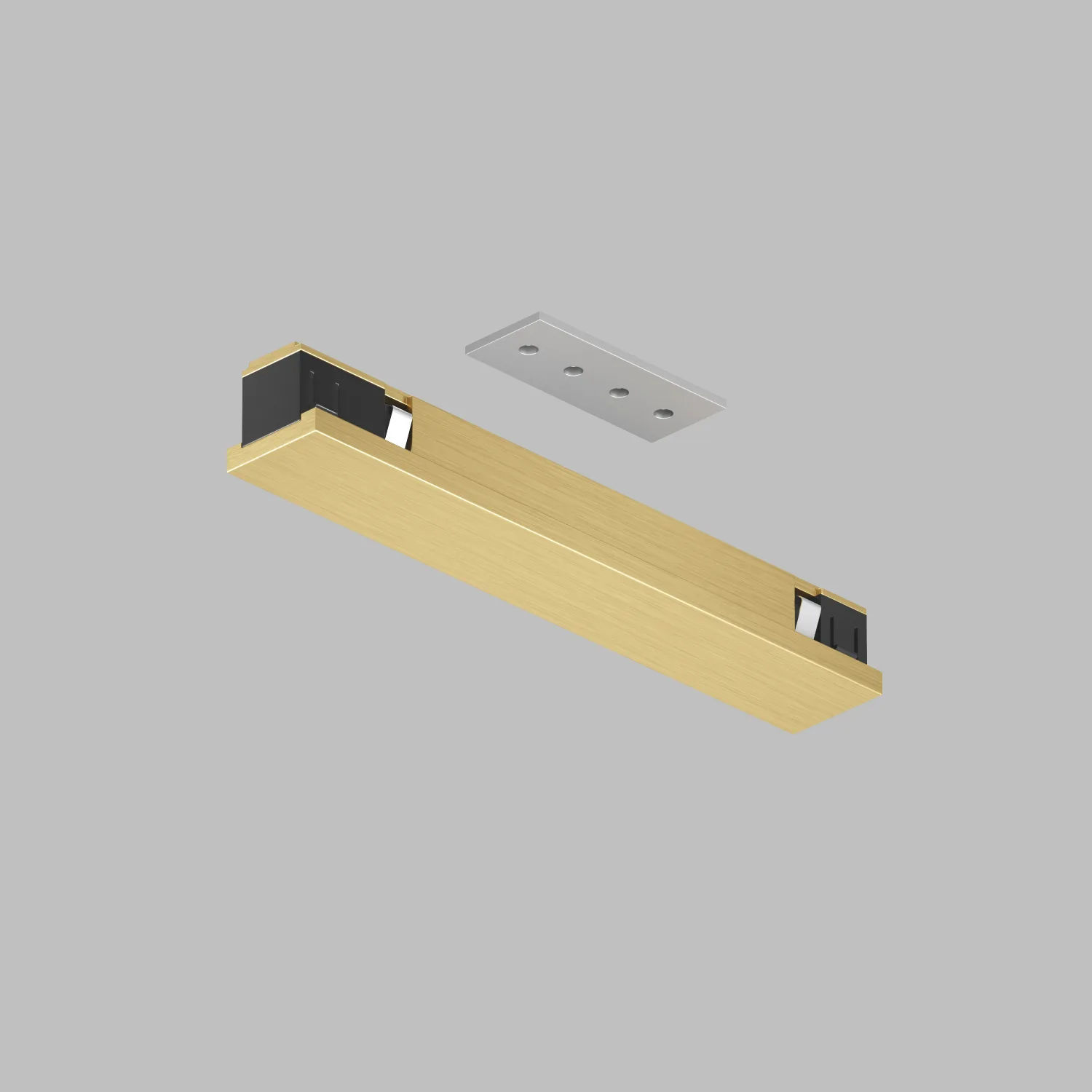 Denkirs TR5722-SB — электрический коннектор прямой для трека SHINE BASE (ДЕНКИРС) Denkirs TR5722-SB — электрический коннектор прямой для трека SHINE BASE (ДЕНКИРС)